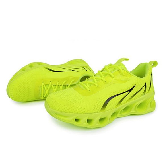 Shein Fire Cloud Running Shoes - Fluorescent Yellow - Size Mens 44 (US Sz 11)